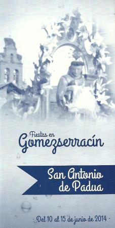 Imagen Fiestas en Gomezserracín en honor a San Antonio de Padua