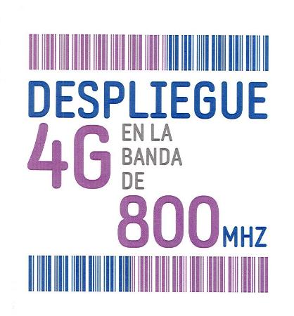 Imagen Despligue 4G en la Banda de 800 Mhz