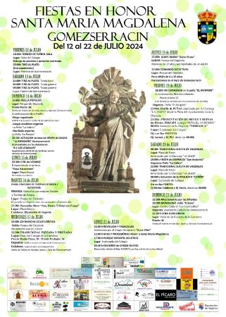 Imagen FIESTAS EN HONOR A SANTA MARÍA MAGDALENA